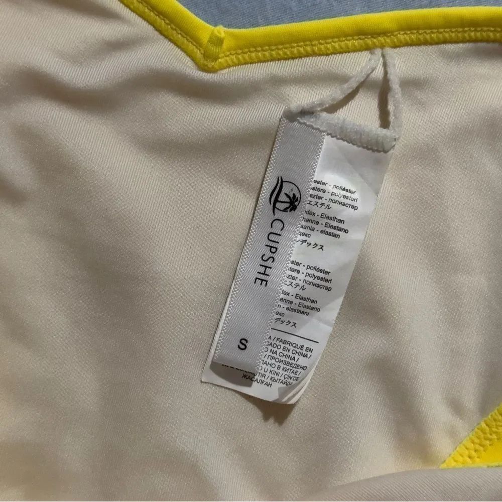 Cupshe Red Yellow 2-Pc Bikini Set SMALL - Picture 10 of 11